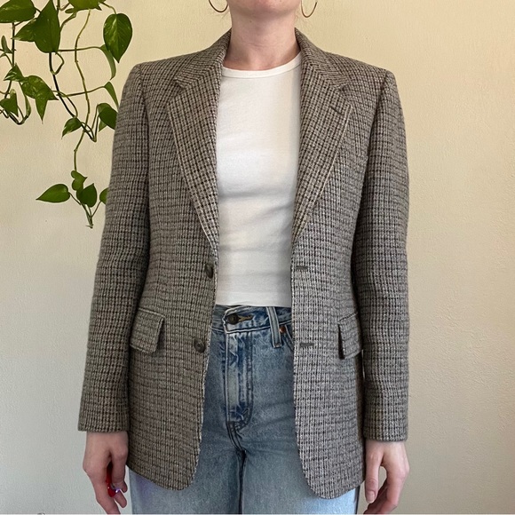 Jimmy Au’s Jackets & Blazers - Vintage Wool Satin Lined Blazer
